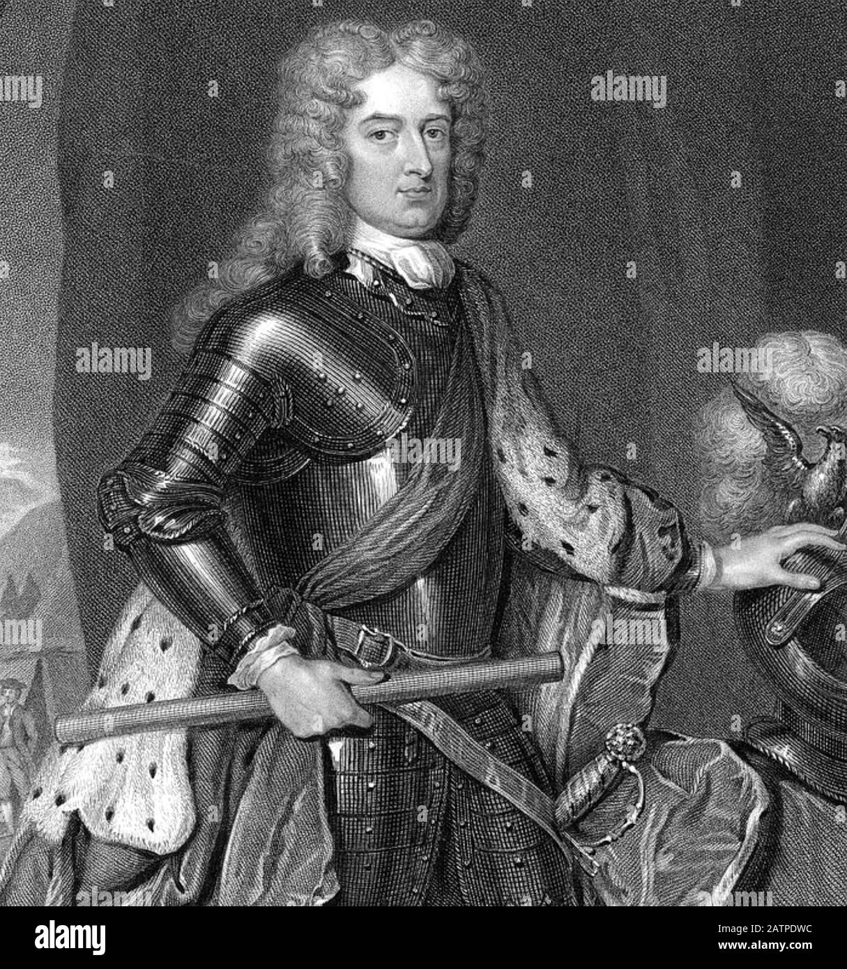 JOHN CHURCHILL, 1st Duke of Marlborough (1650-1722) English soldier and statesman Stock Photo