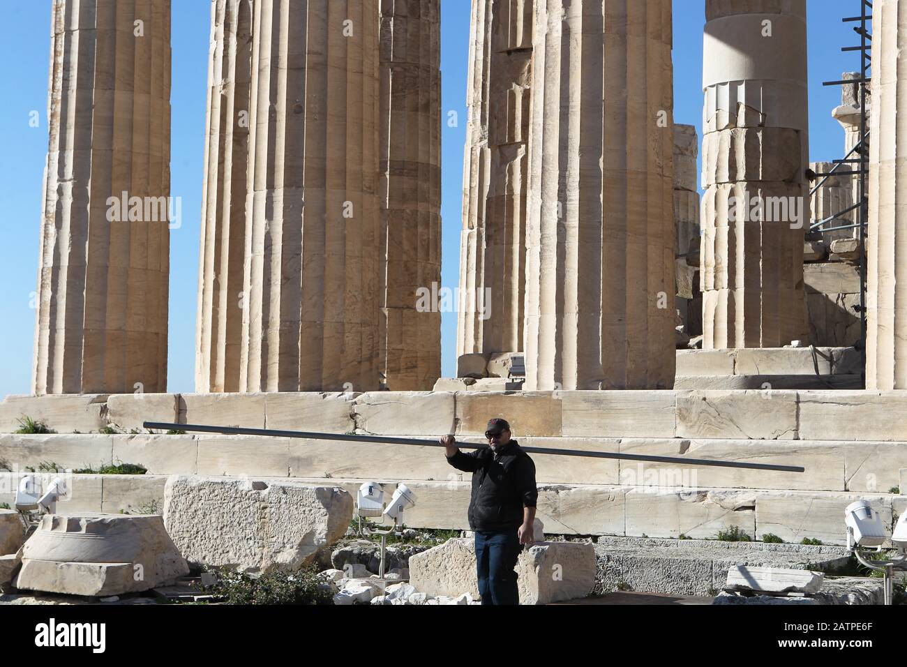 Acropolis Rebuild Acropolis Reconstruction High Resolution Stock Photography and Images ...