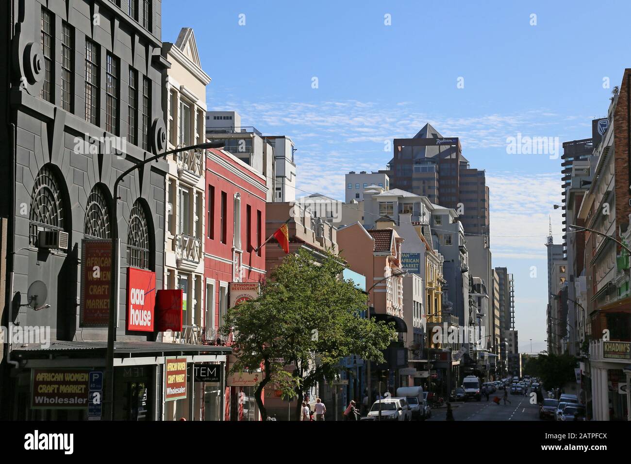 Long Street, Central Business District, Cape Town, Table Bay, Western Cape Province, South Africa, Africa Stock Photo