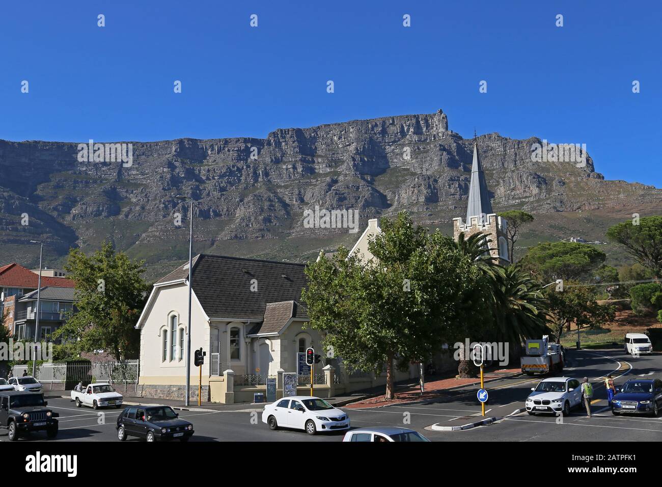 Gardens Presbyterian Church, Hatfield Street, Central Business District, Cape Town, Table Bay, Western Cape Province, South Africa, Africa Stock Photo