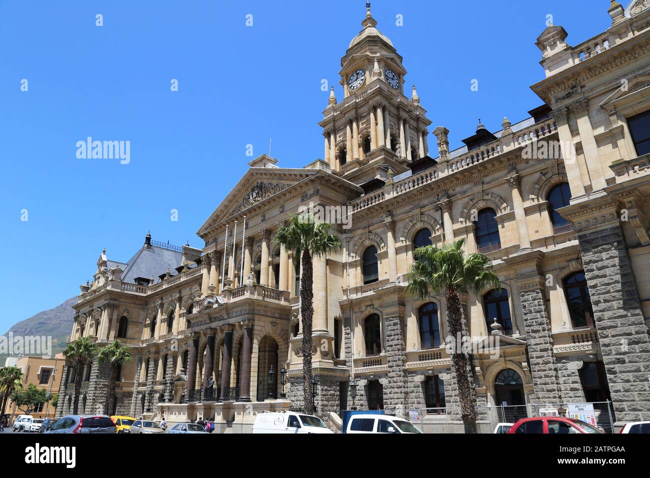 City Hall, Darling Street, Central Business District, Cape Town, Table Bay, Western Cape Province, South Africa, Africa Stock Photo