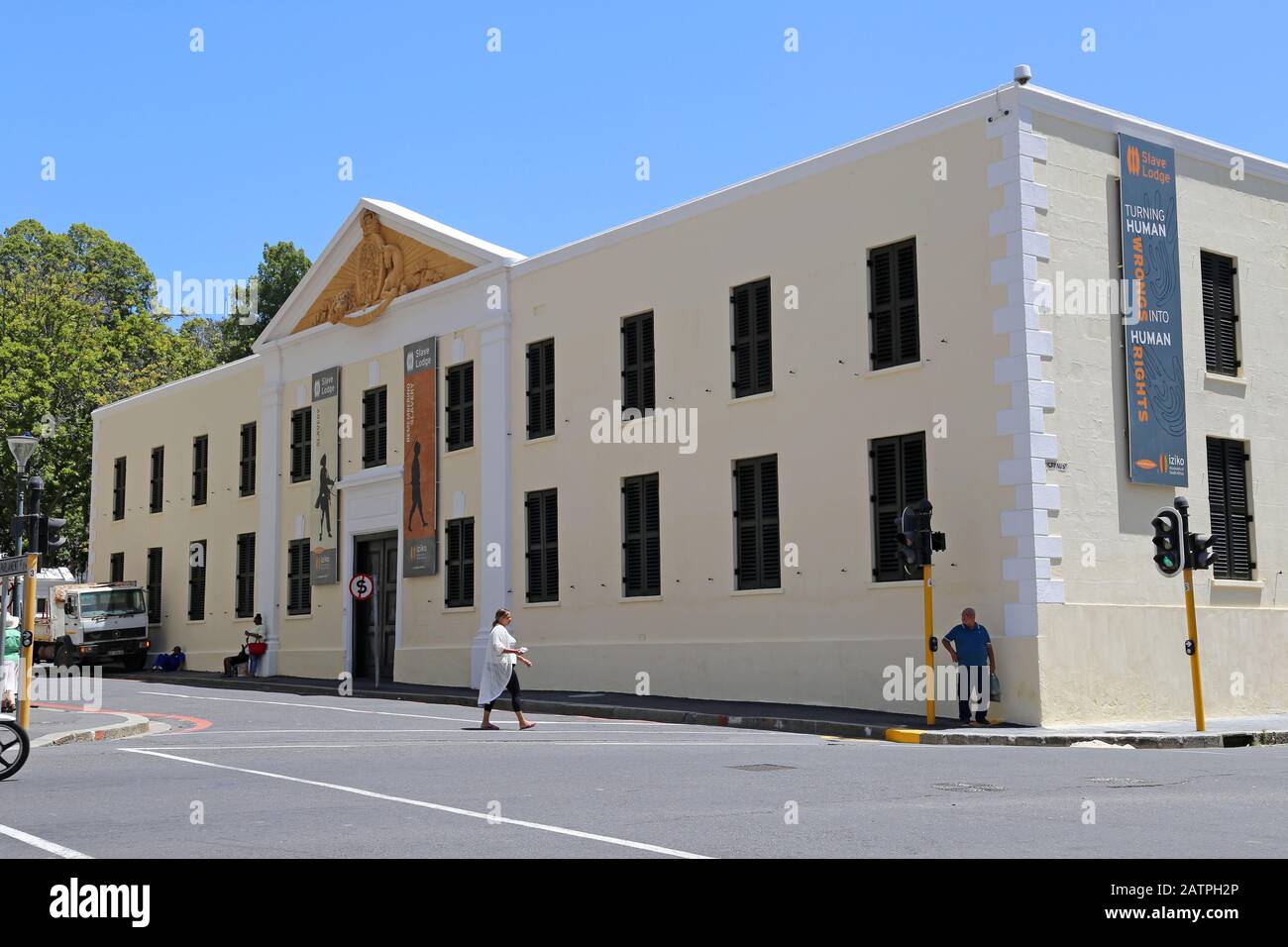 Iziko Slave Lodge, Parliament Street, Central Business District, Cape Town, Table Bay, Western Cape Province, South Africa, Africa Stock Photo