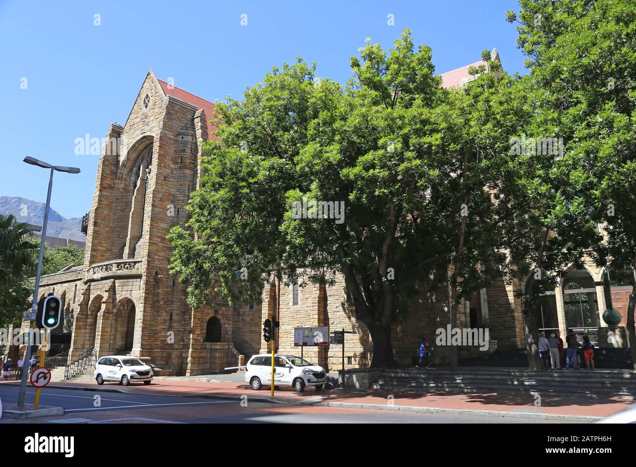 St George's Cathedral, Wale Street, Central Business District, Cape Town, Table Bay, Western Cape Province, South Africa, Africa Stock Photo
