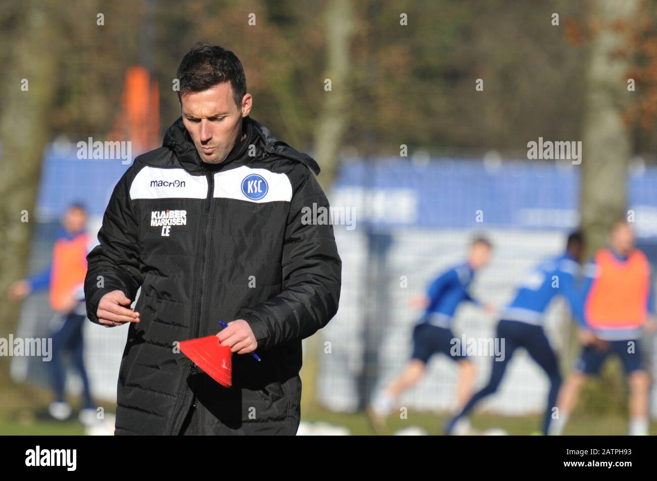 KSC Training second league with Christian Eichner Karlsruher SC Stock