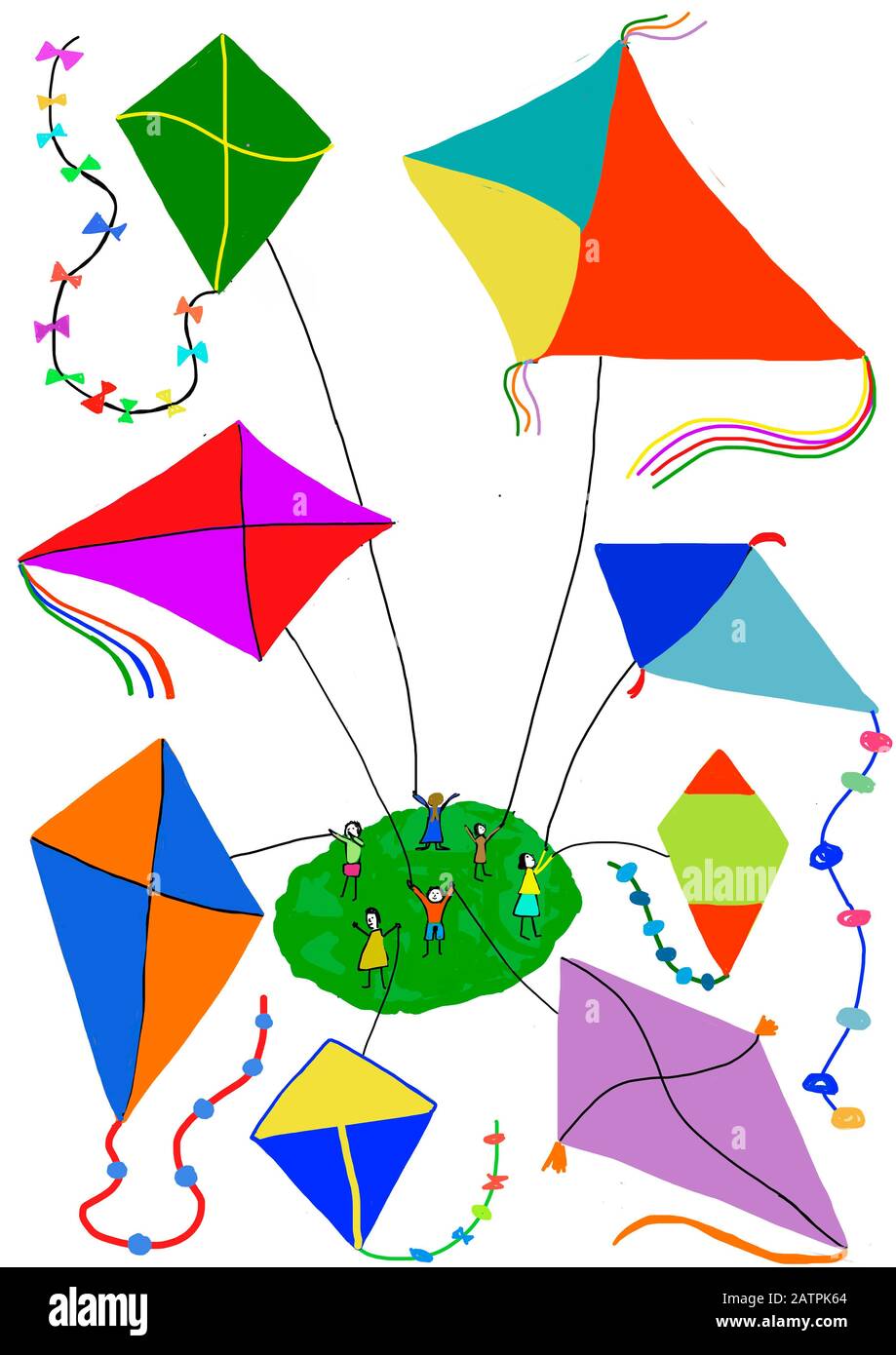 Details 147+ different types of kites drawing latest vietkidsiq.edu.vn