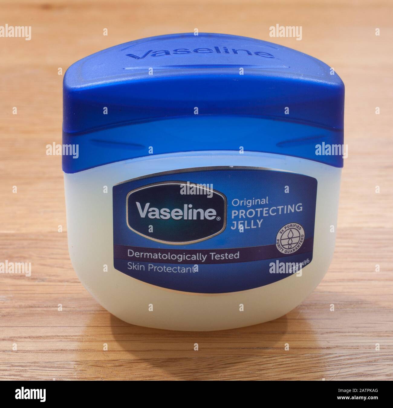 A tub of Vaseline Stock Photo