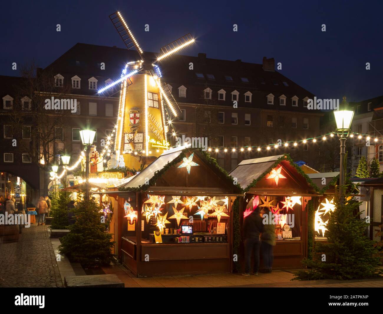 Christmas market at the Muenzplatz, Koblenz, Rhineland-Palatinate, Germany Stock Photo - Alamy
