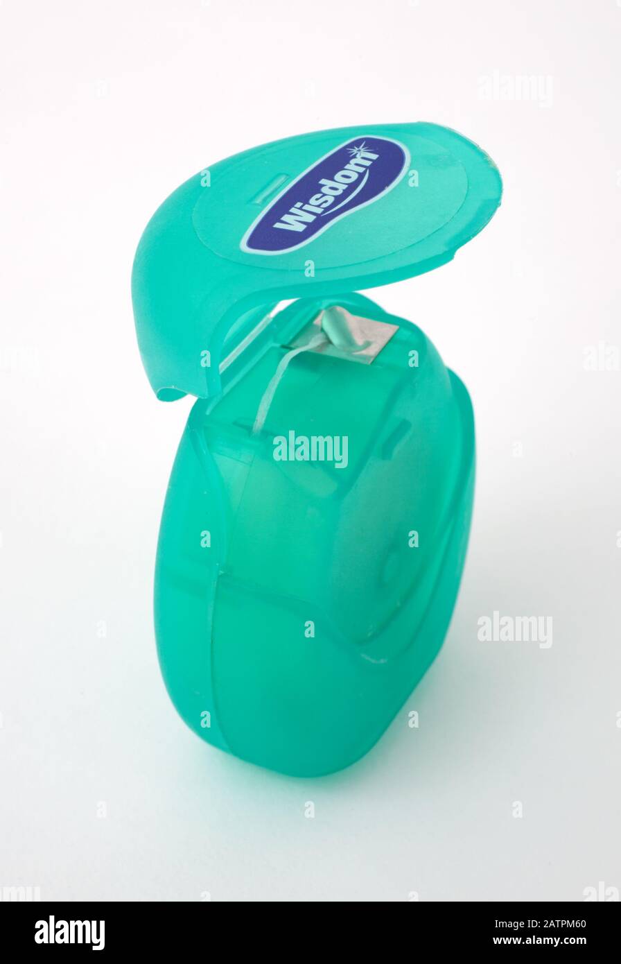 Wisdom dental floss Stock Photo Alamy