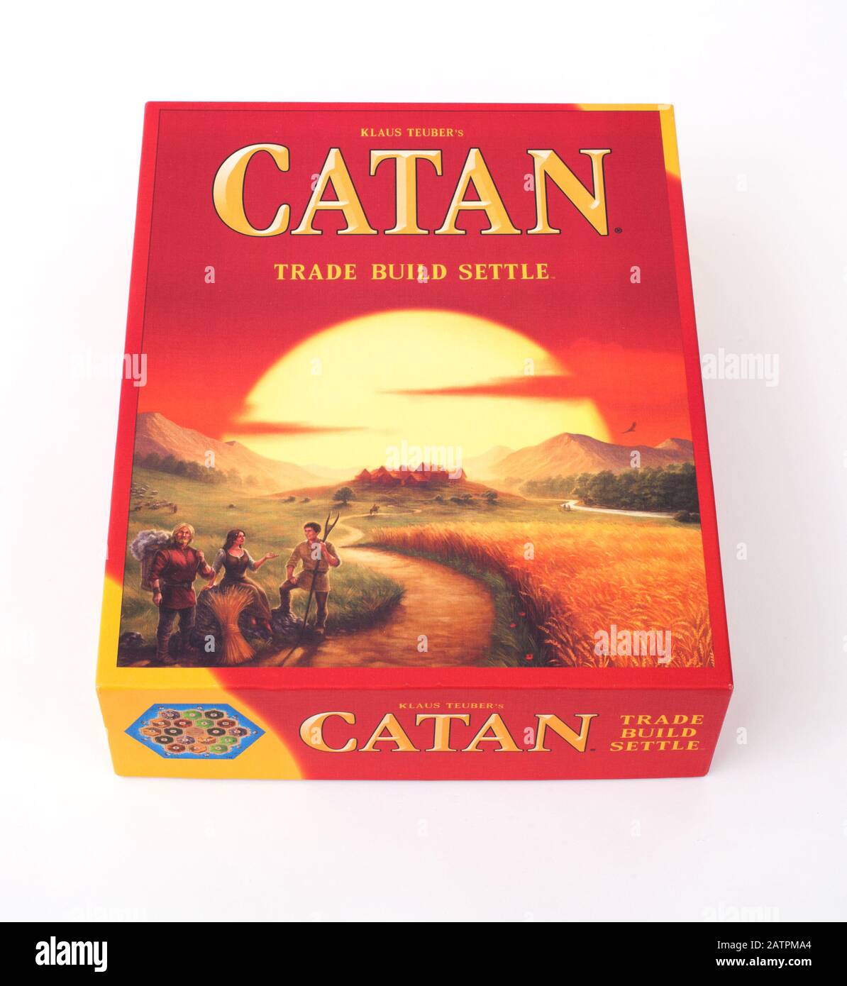 The board game, Catan Stock Photo Alamy