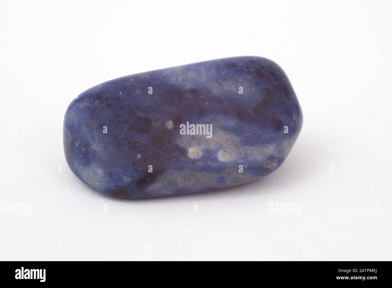 A Blue Sodalite Gemstone Stock Photo