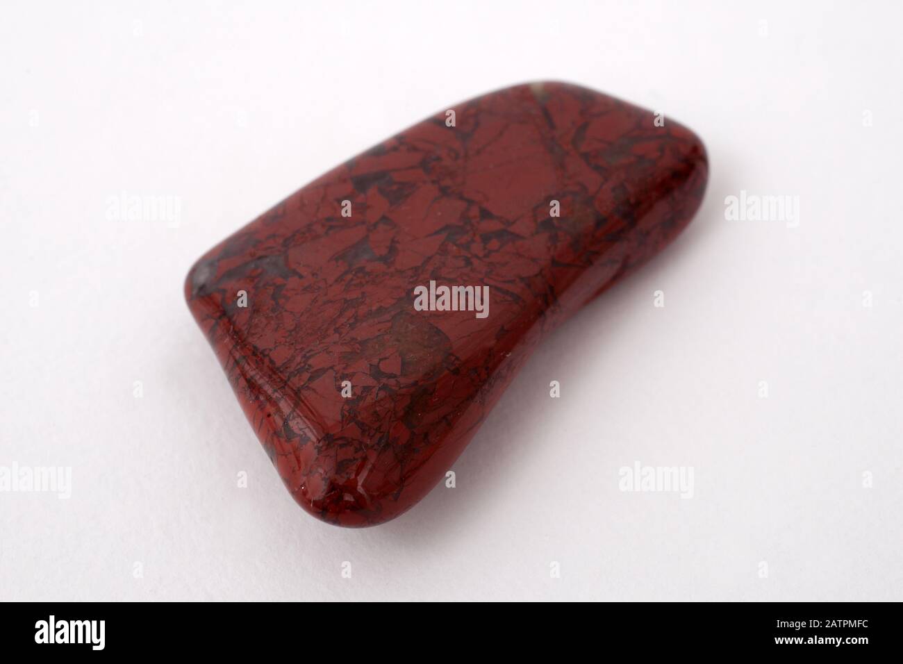 A Red Jasper gemstone Stock Photo