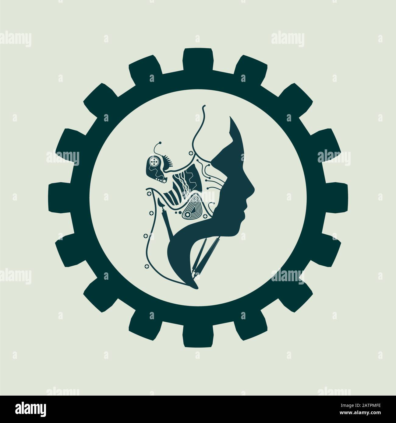 Abstract humanoid robot Stock Vector Image & Art - Alamy