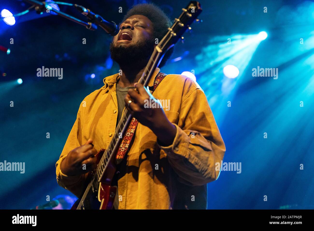 British singer-songwriter Michael Kiwanuka performing at The Commodore  Ballroom in Vancouver, BC on January 28th, 2020 Stock Photo - Alamy