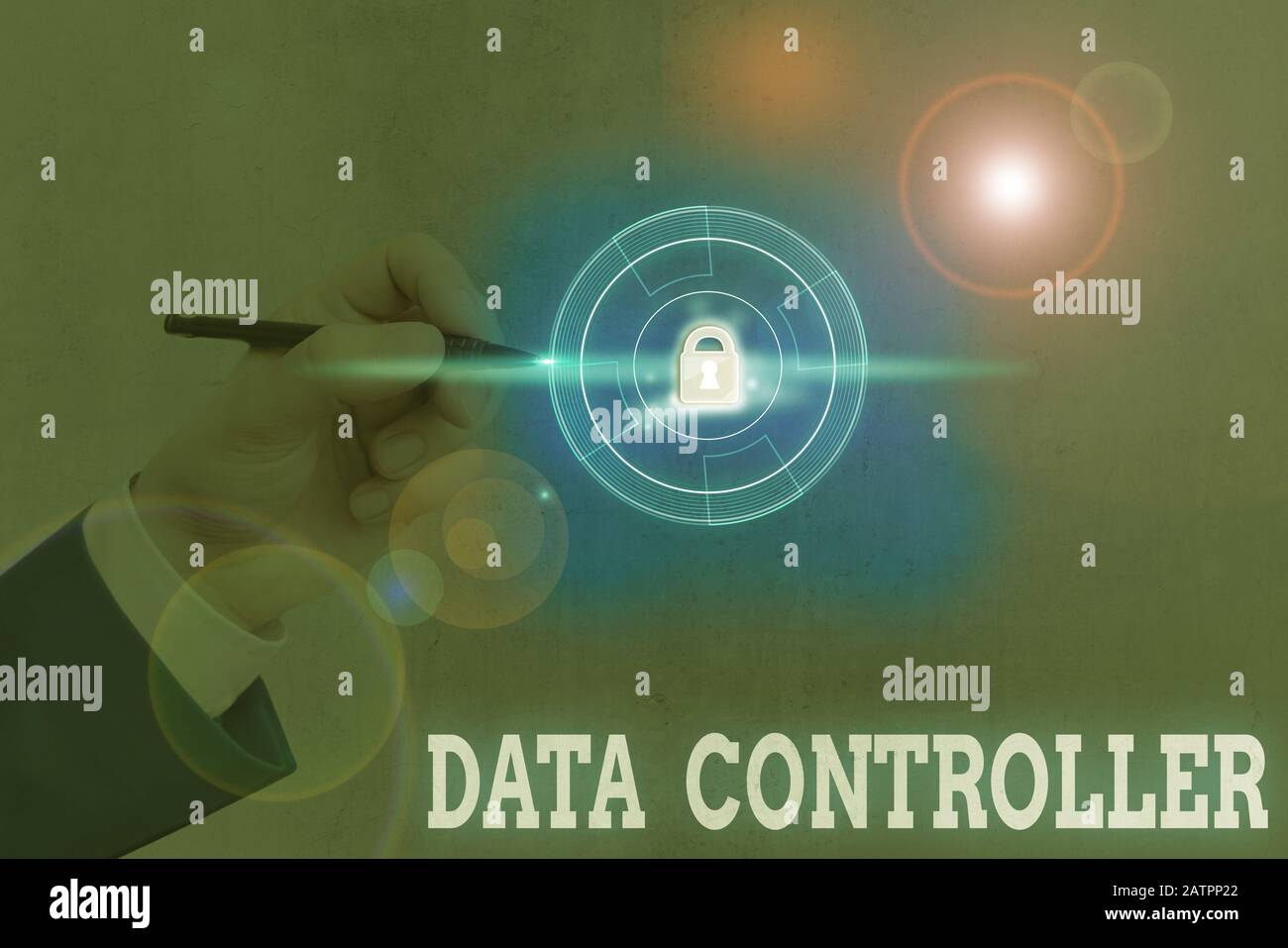 Conceptual hand writing showing Data Controller. Concept meaning ...