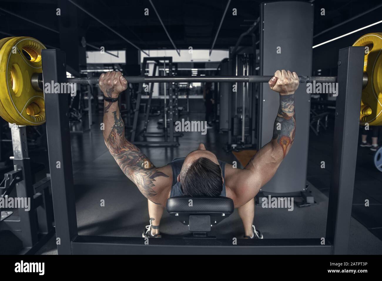 Upper body push ups man hi-res stock photography and images - Alamy