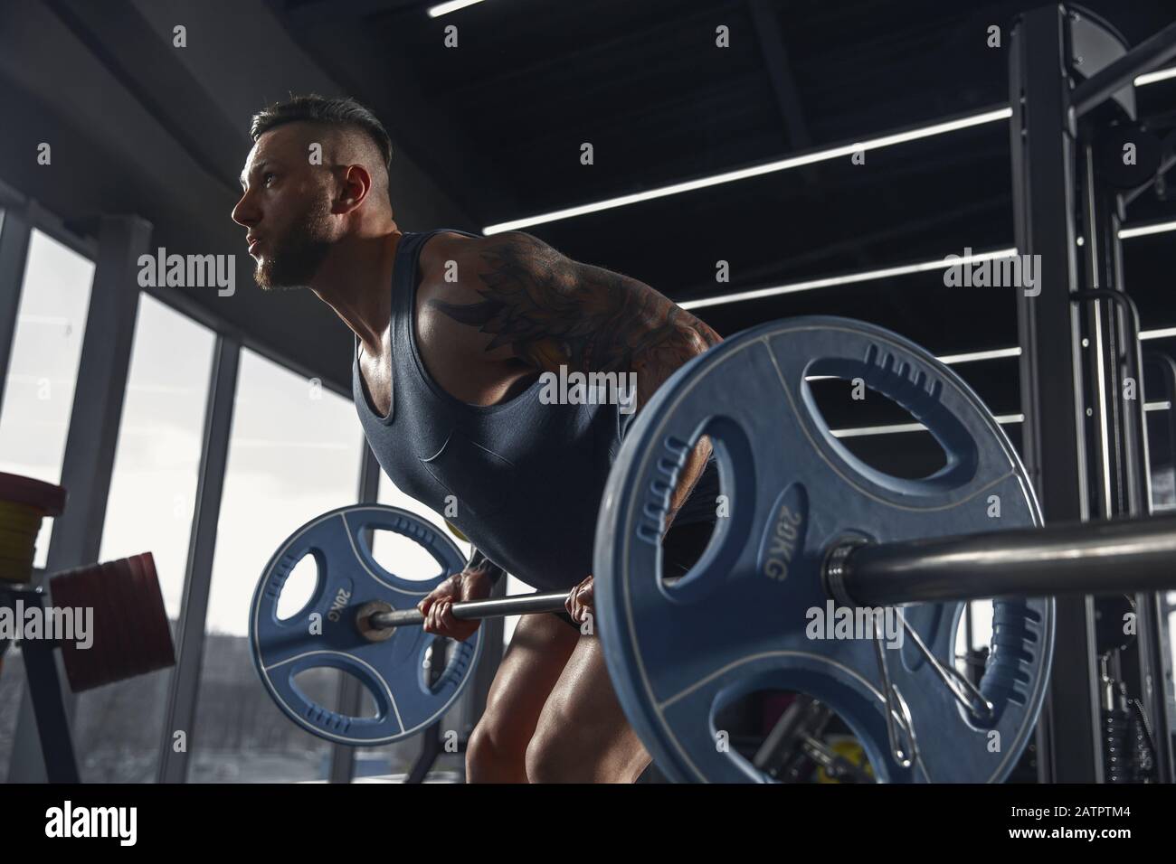 Upper body push ups man hi-res stock photography and images - Alamy
