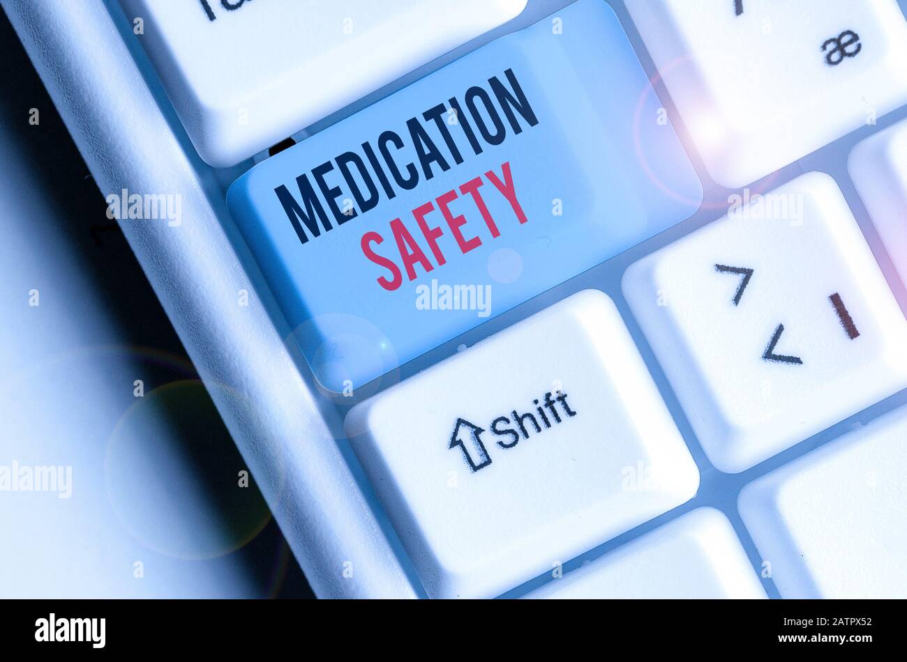 Word writing text Medication Safety. Business photo showcasing freedom