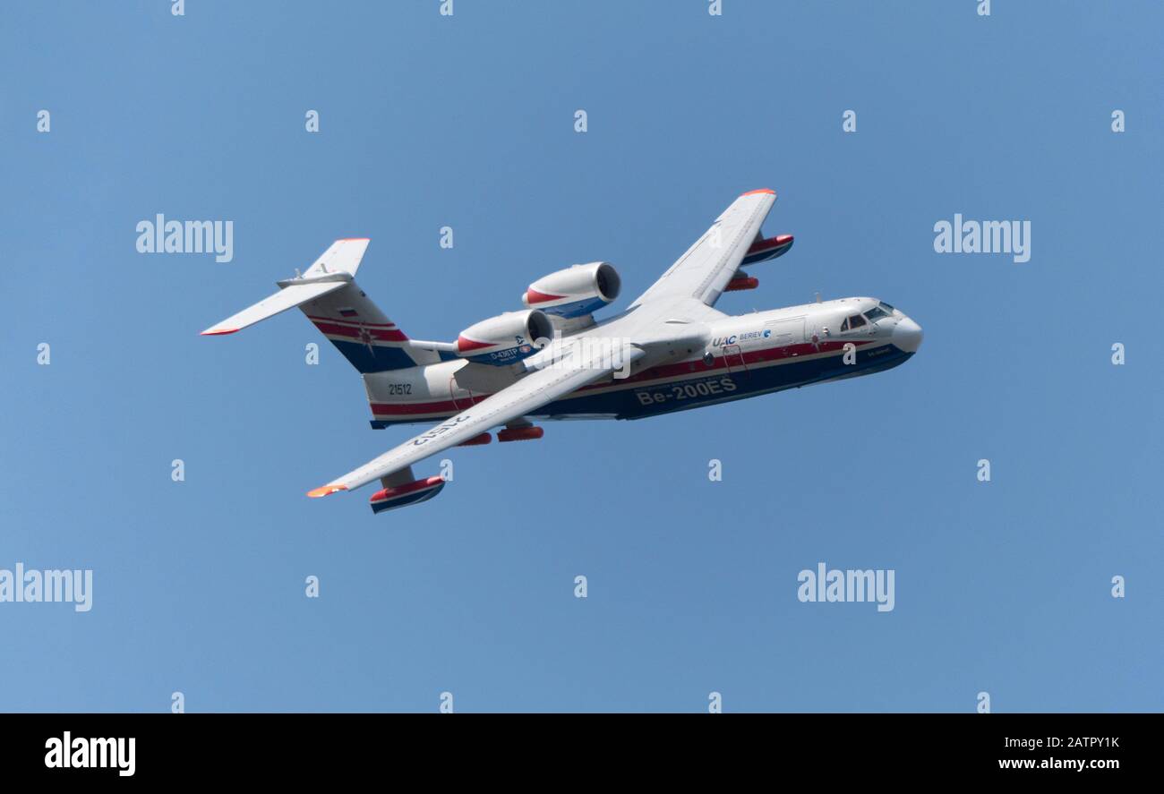 Russian Beriev BE-200 Amphibious Aircraft  Amphibious aircraft, Aircraft,  Spaceship art