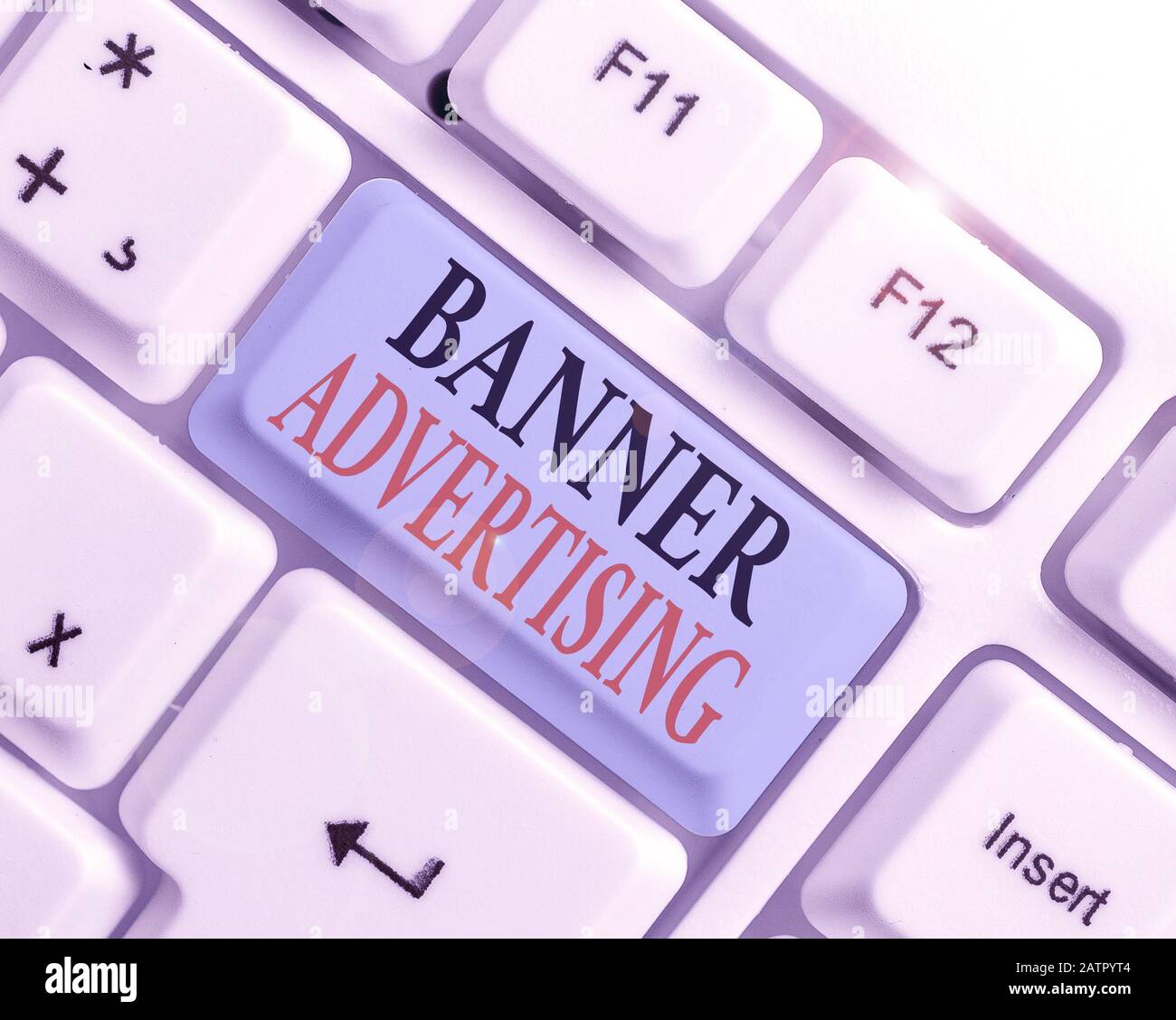 Conceptual Hand Writing Showing Banner Advertising Concept