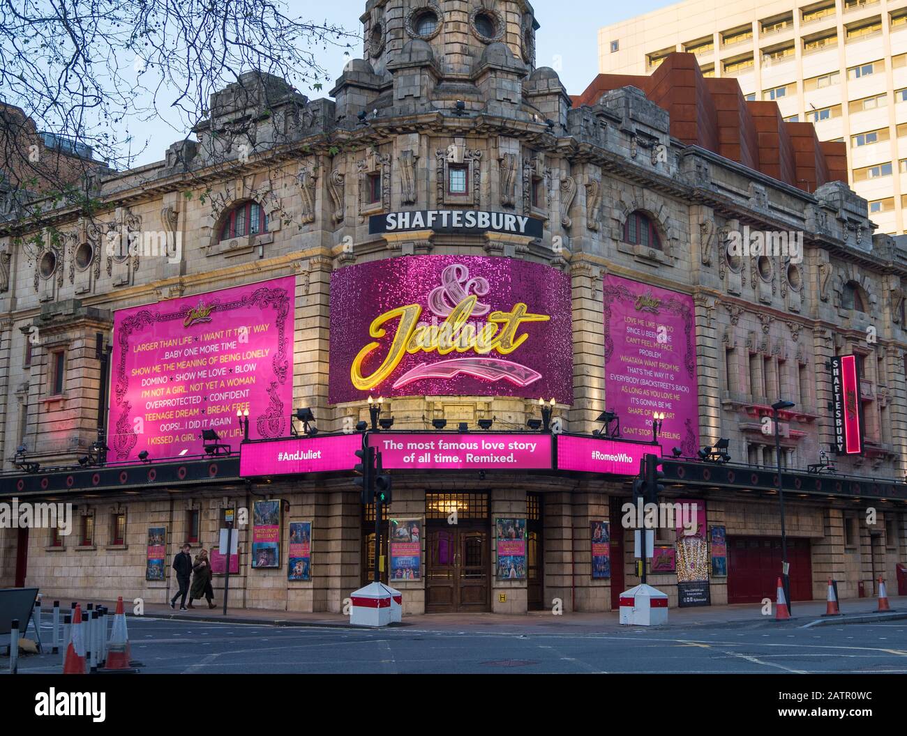 & Juliet the musical at the Shaftesbury Theatre. London Stock Photo Alamy