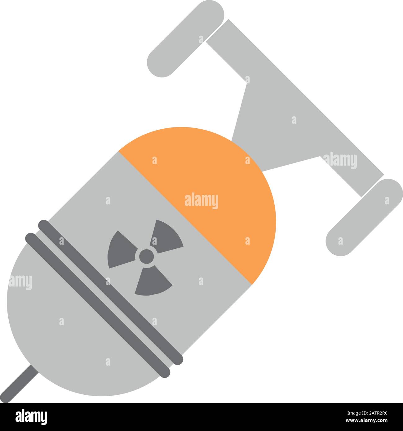 nuclear bomb military force isolated icon Stock Vector Image & Art - Alamy