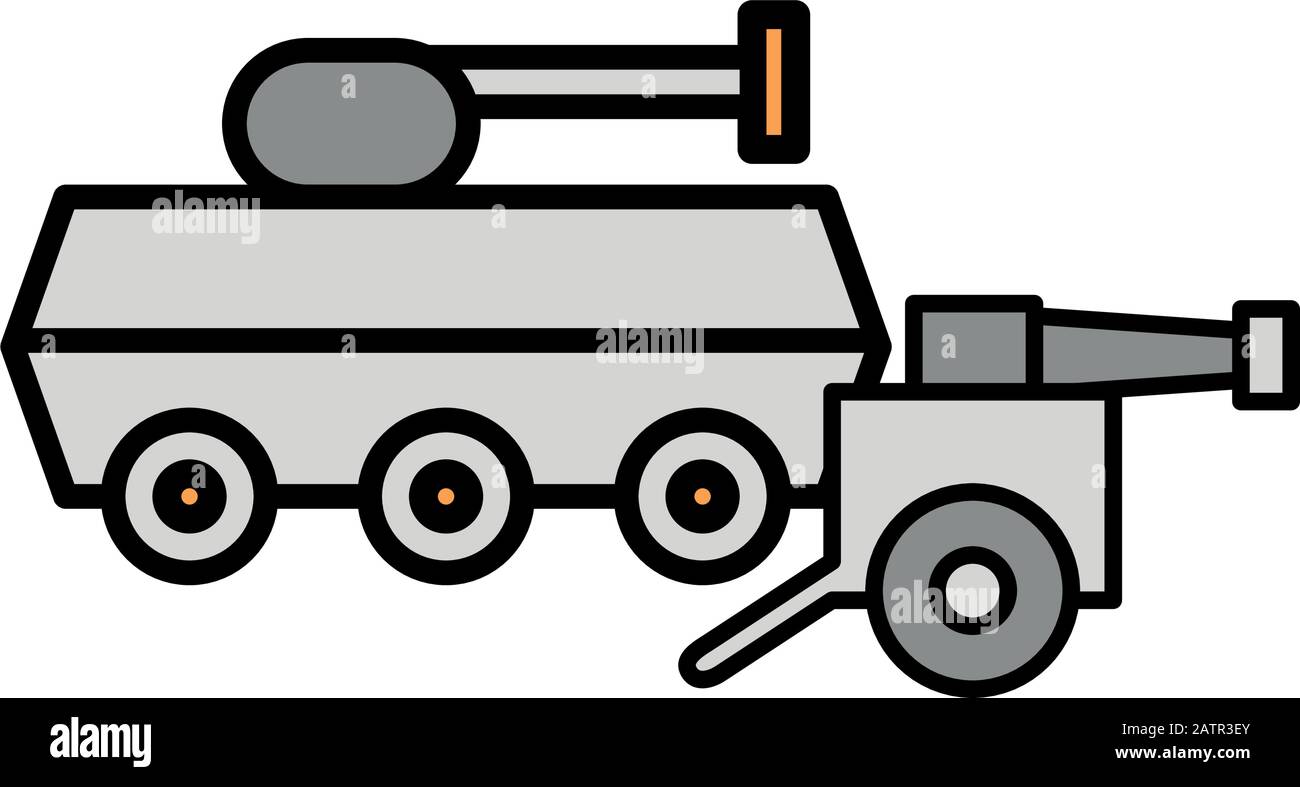 tank military force with cannon war Stock Vector Image & Art - Alamy