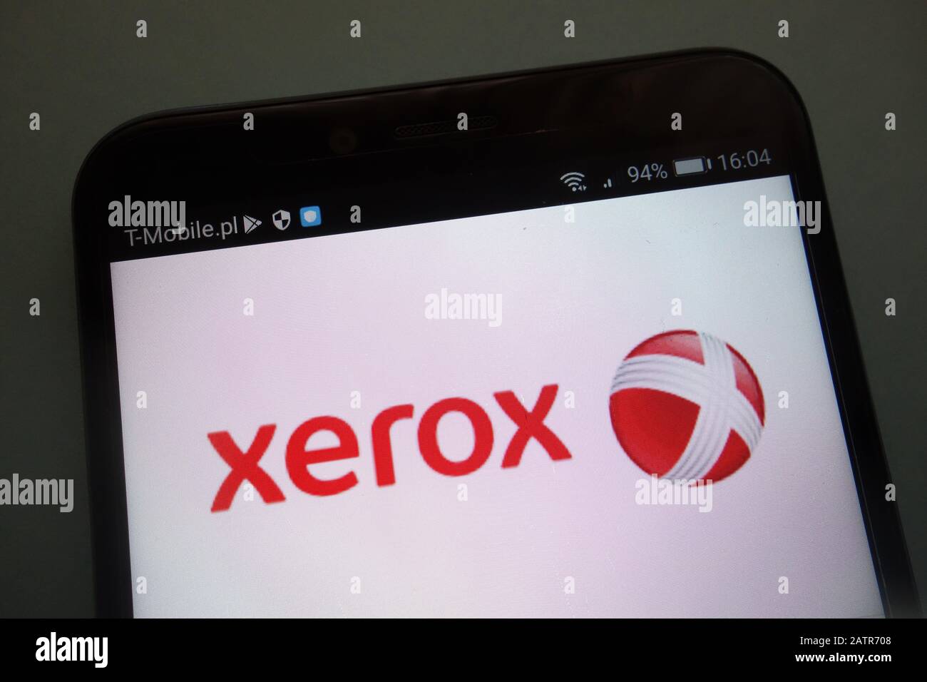 Xerox logo on smartphone Stock Photo