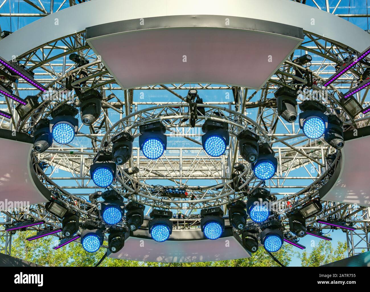 Professional lighting equipment Stock Photo - Alamy
