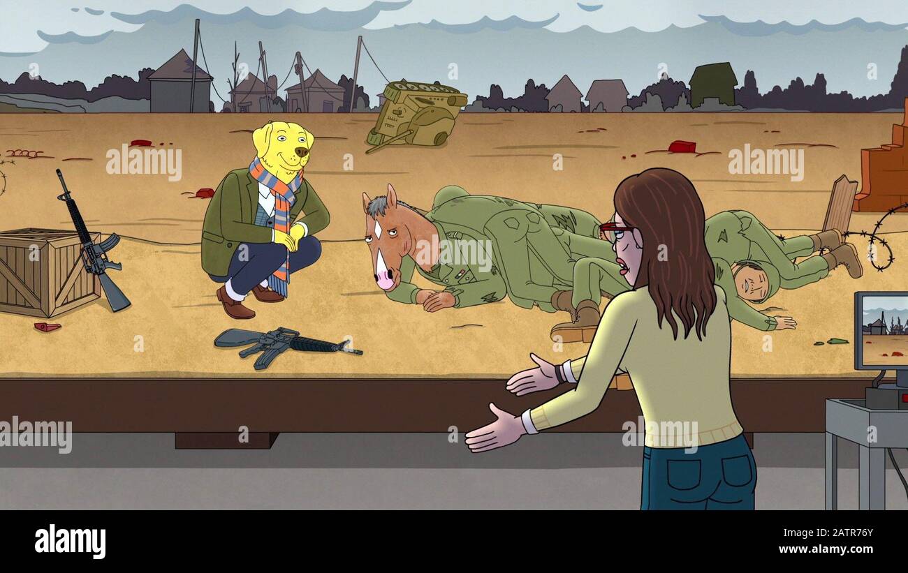 BOJACK HORSEMAN, from left: Pickles Aplenty (voice: Hong Chau), Mr.  Peanutbutter (voice: Paul F. Tomkins), (Season 6 / Part 2, Episode 611,  aired Jan. 31, 2020). photo: ©Netflix / Courtesy Everett Collection Stock  Photo - Alamy