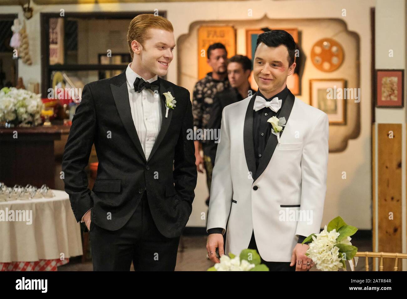 SHAMELESS, from left: Cameron Monaghan, Noel Fisher, &lsquo;Gallavich