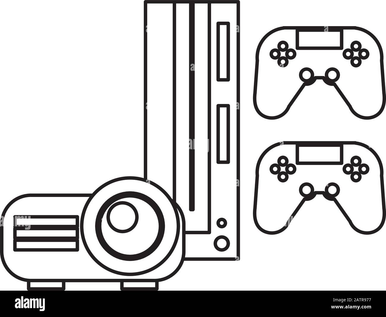 How to Draw Game Console Step by Step 