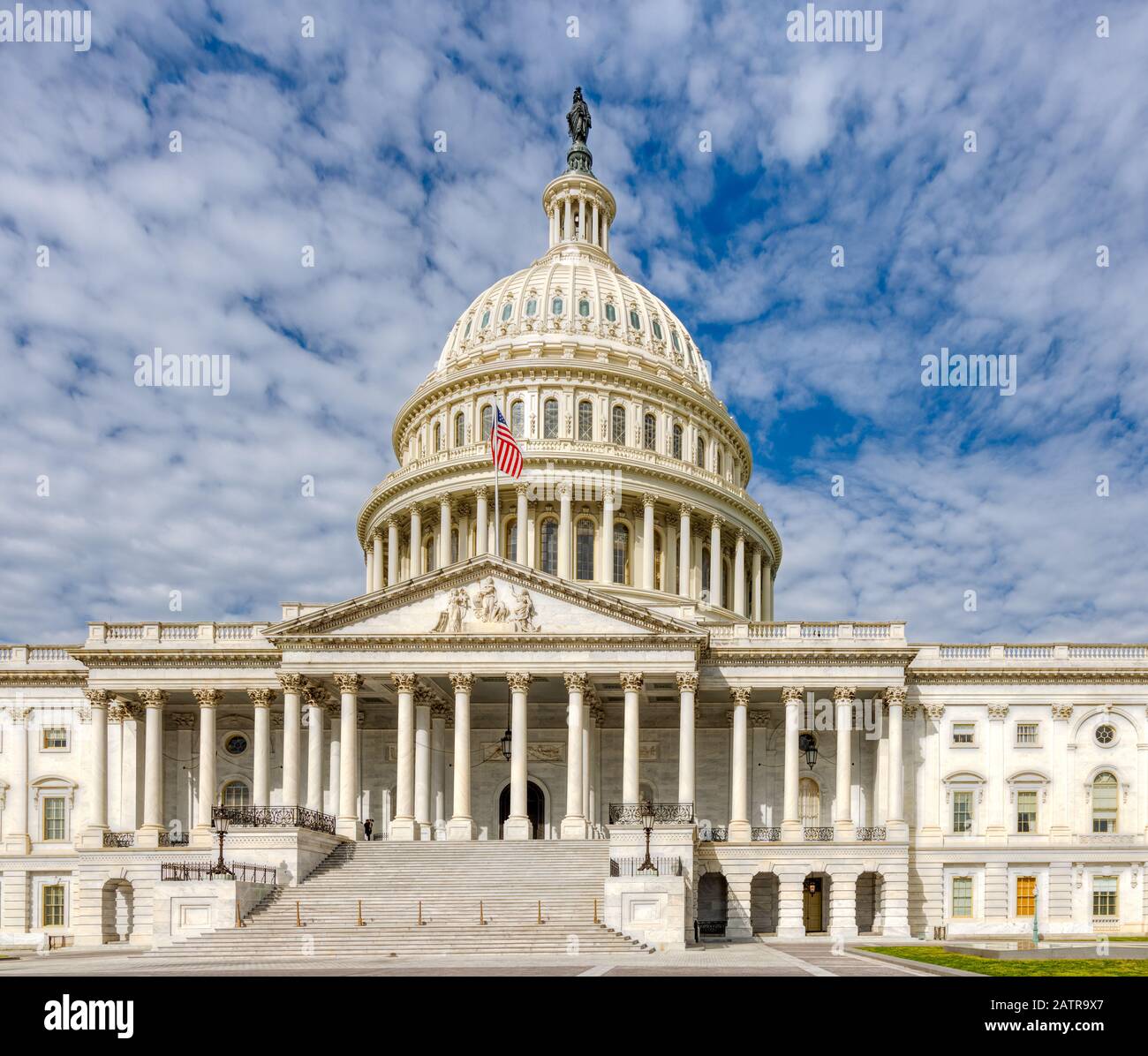 United States Capitol Building in Washington DC Stock Photo