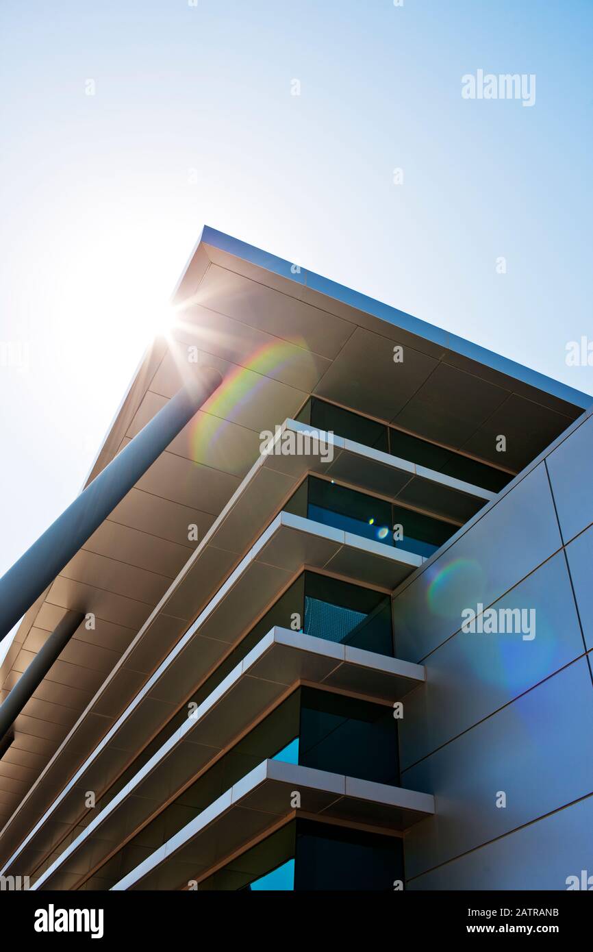 Corner of a modern office building Stock Photo - Alamy