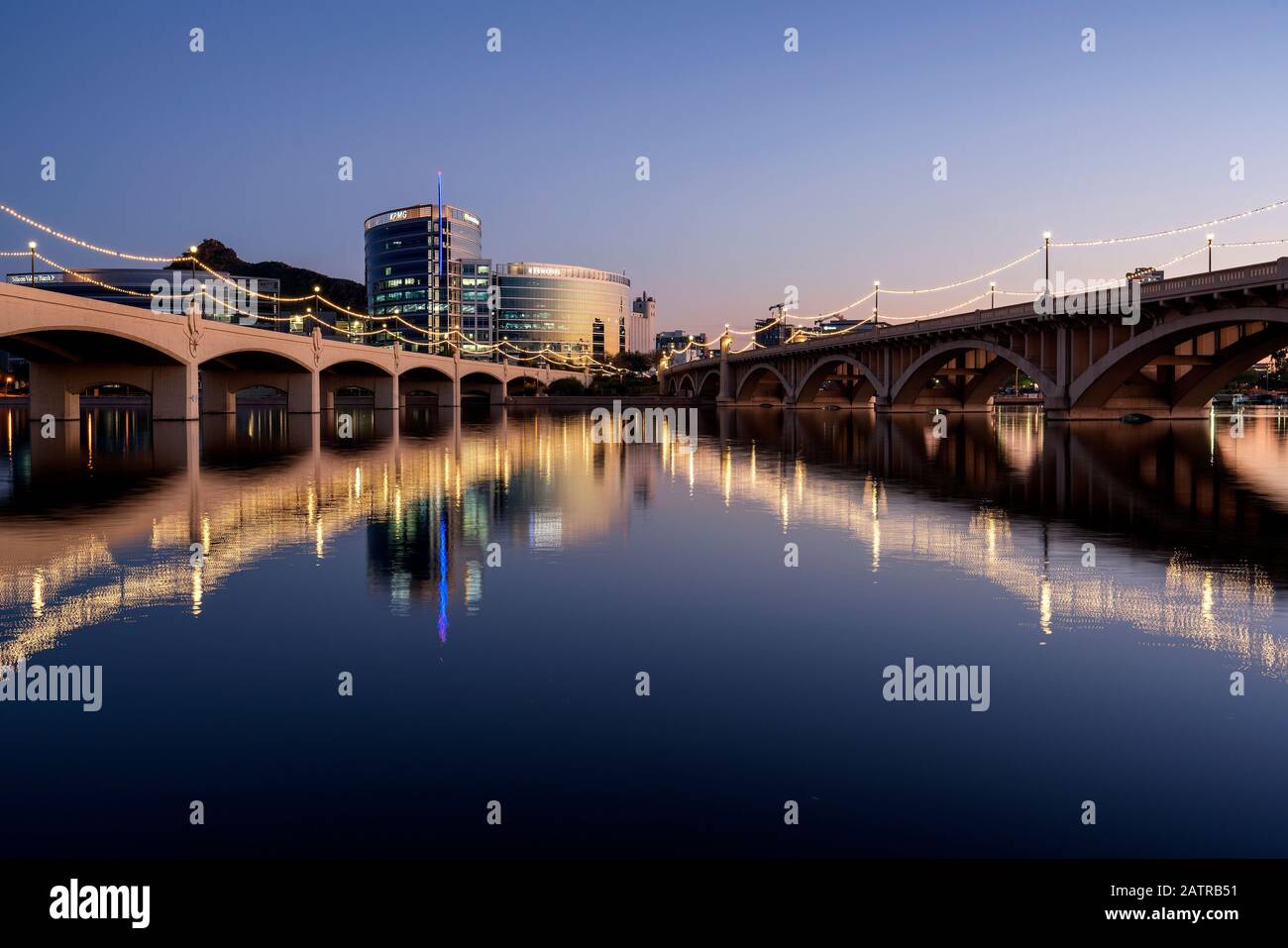 Mill Street Bridge in Tempe, Arizona Stock Photo Alamy