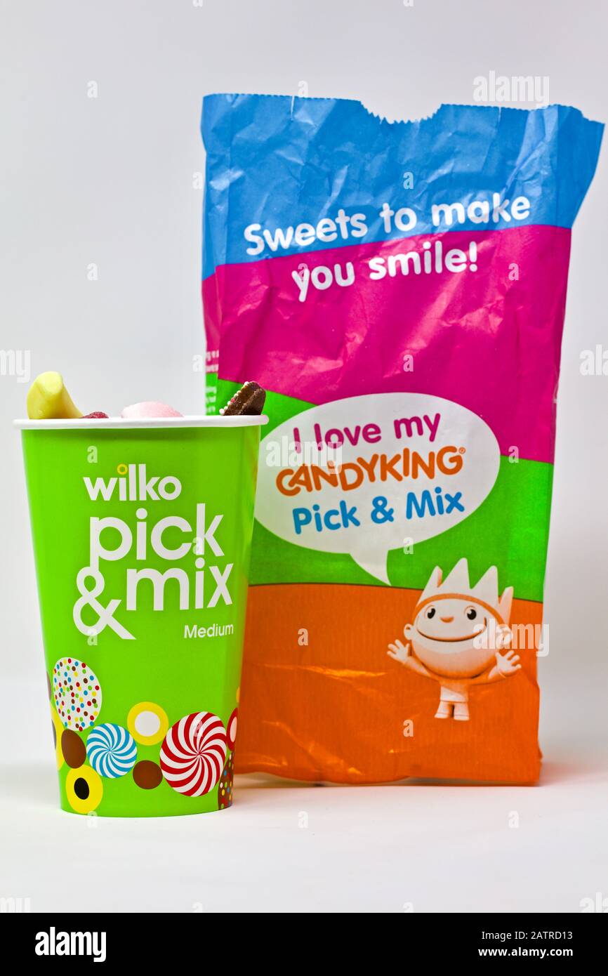 Pick and mix sweets Stock Photo