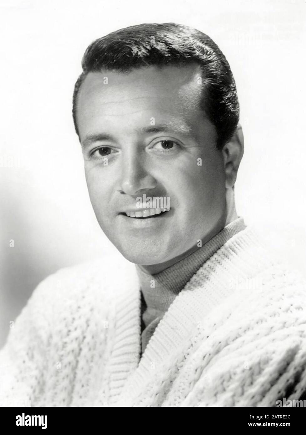 VIC DAMONE (1928-2018) Promotional photo of American singer about 1958 Stock Photo