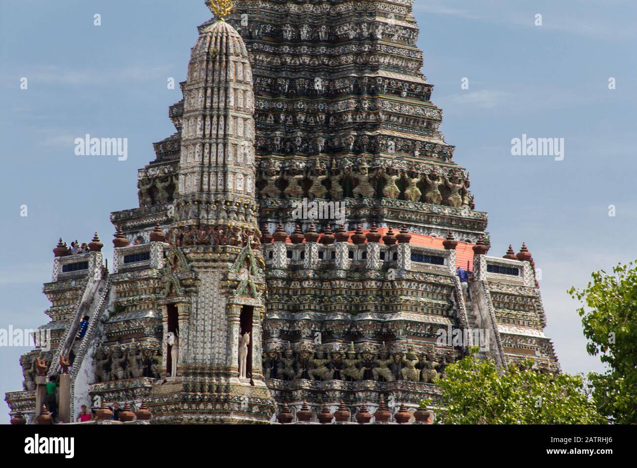 Wat Arun Temple, Bangkok, Thailand. Stock Photo