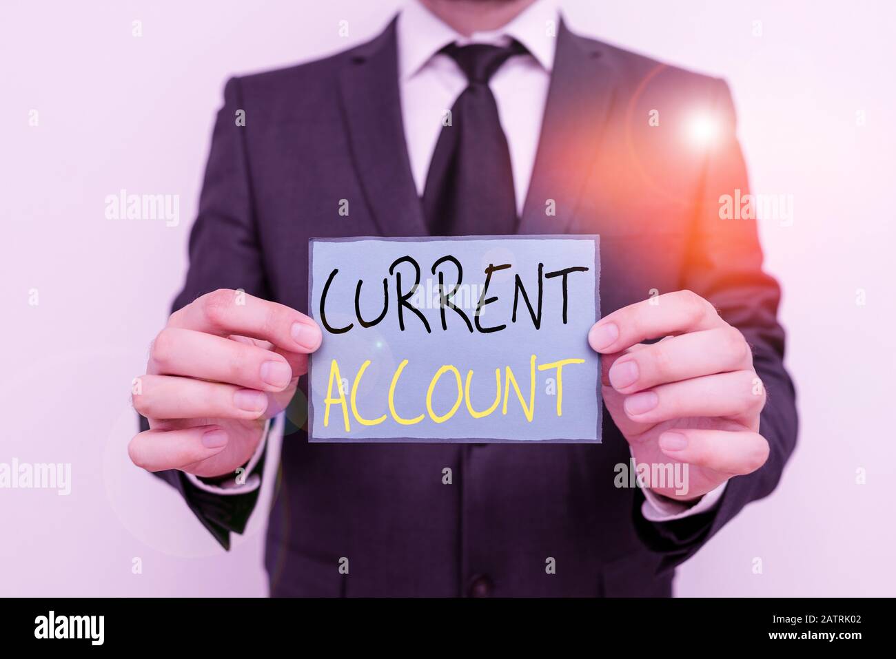 Conceptual hand writing showing Current Account. Concept meaning ...