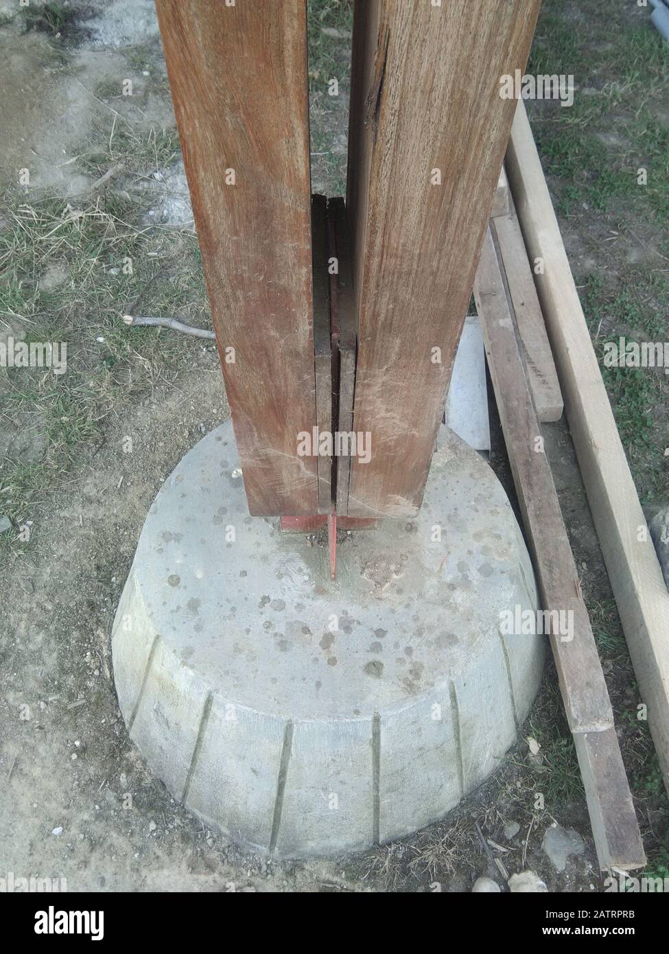 Made in wood Stock Photo Alamy