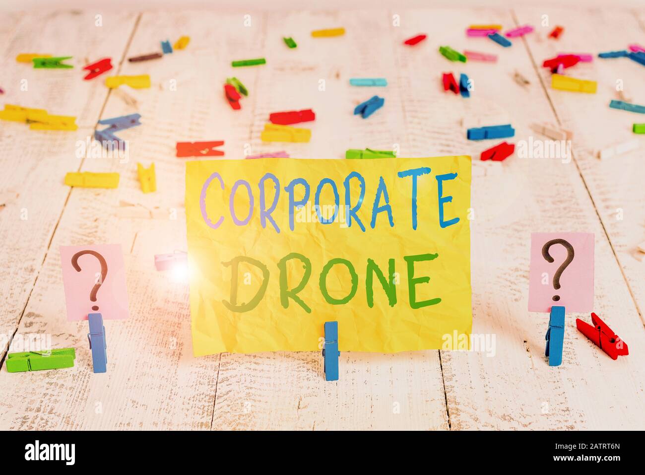 Conceptual hand writing showing Corporate Drone. Concept meaning ...