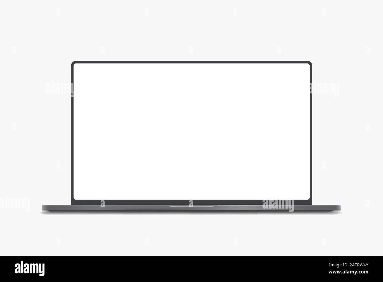 laptop white screen on white Stock Vector Image & Art Alamy