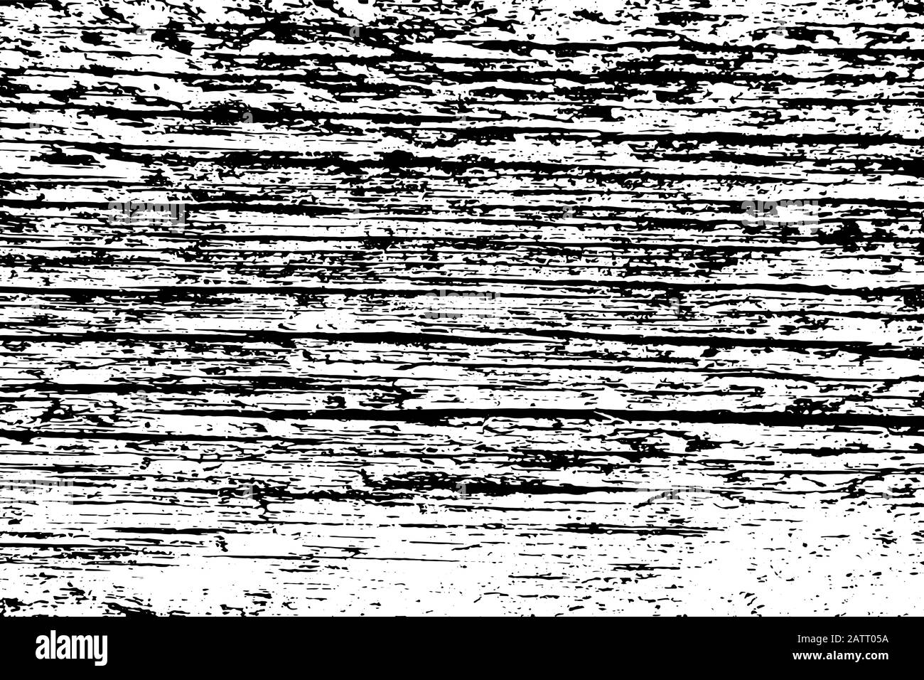 Old wooden black and white texture Stock Vector