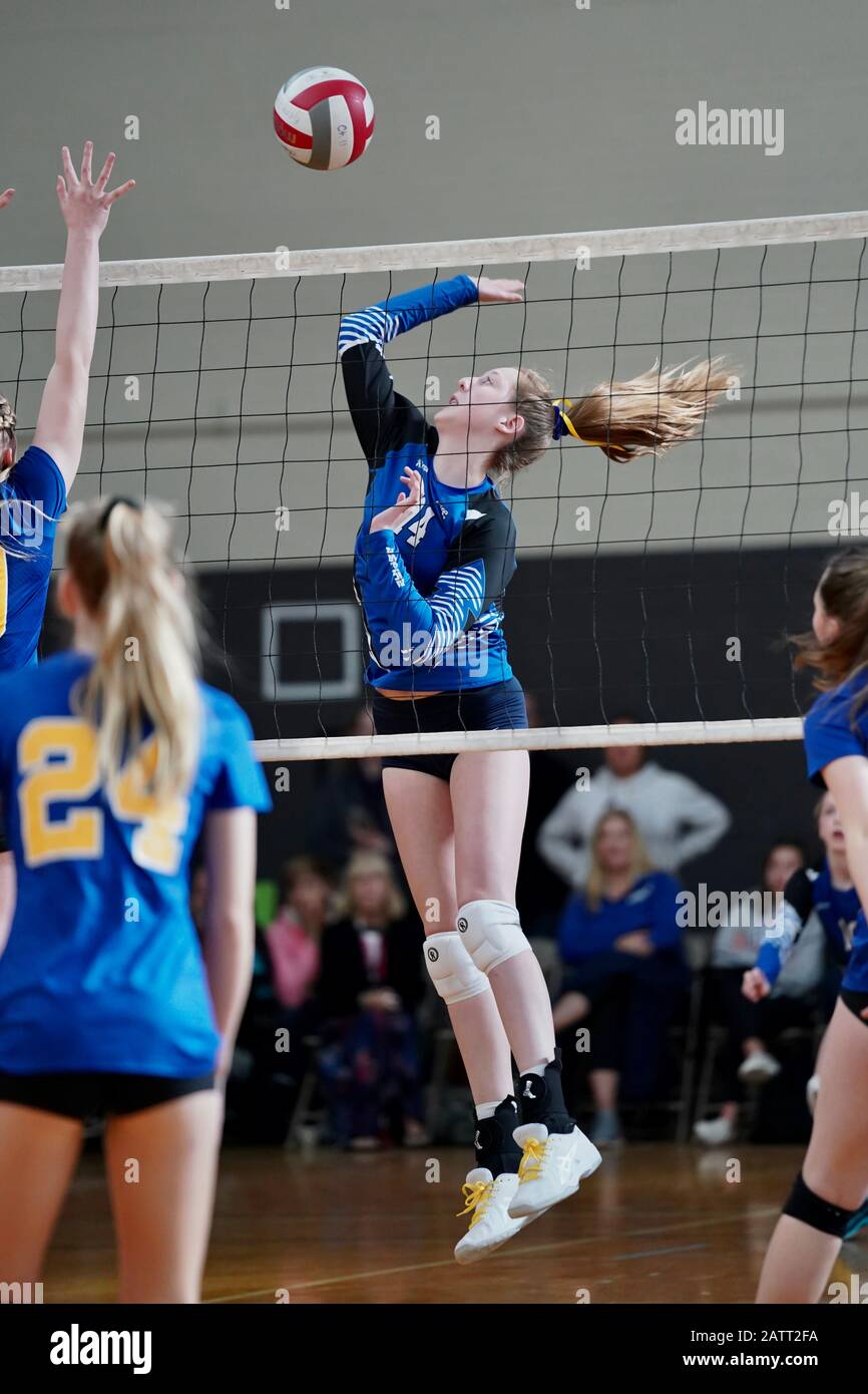 Girl Sport Volleyball High Resolution Stock Photography And Images Alamy