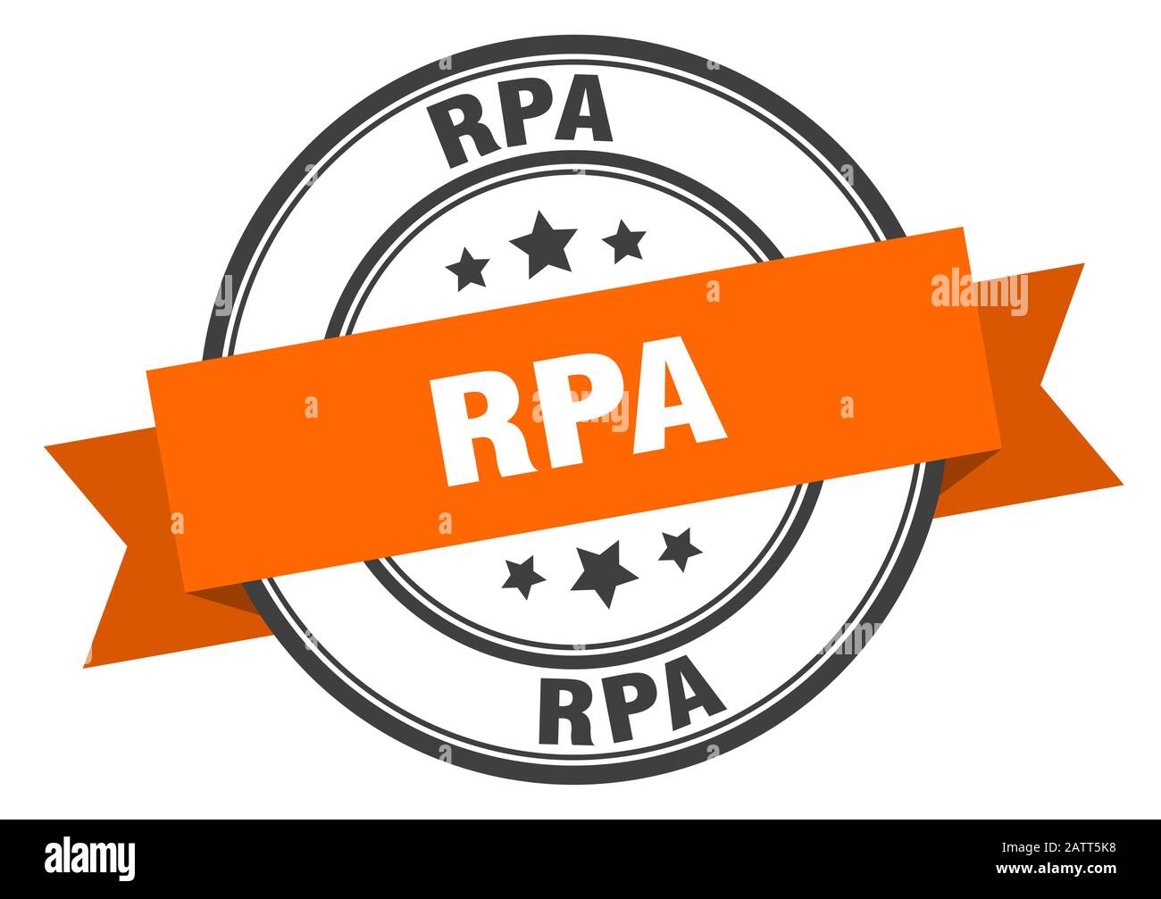 rpa label. rparound band sign. rpa stamp Stock Vector Image & Art - Alamy