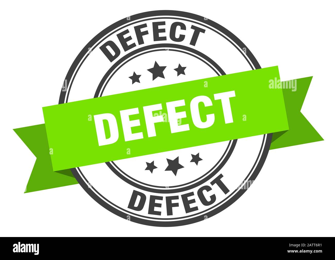 defect label. defectround band sign. defect stamp Stock Vector Image ...