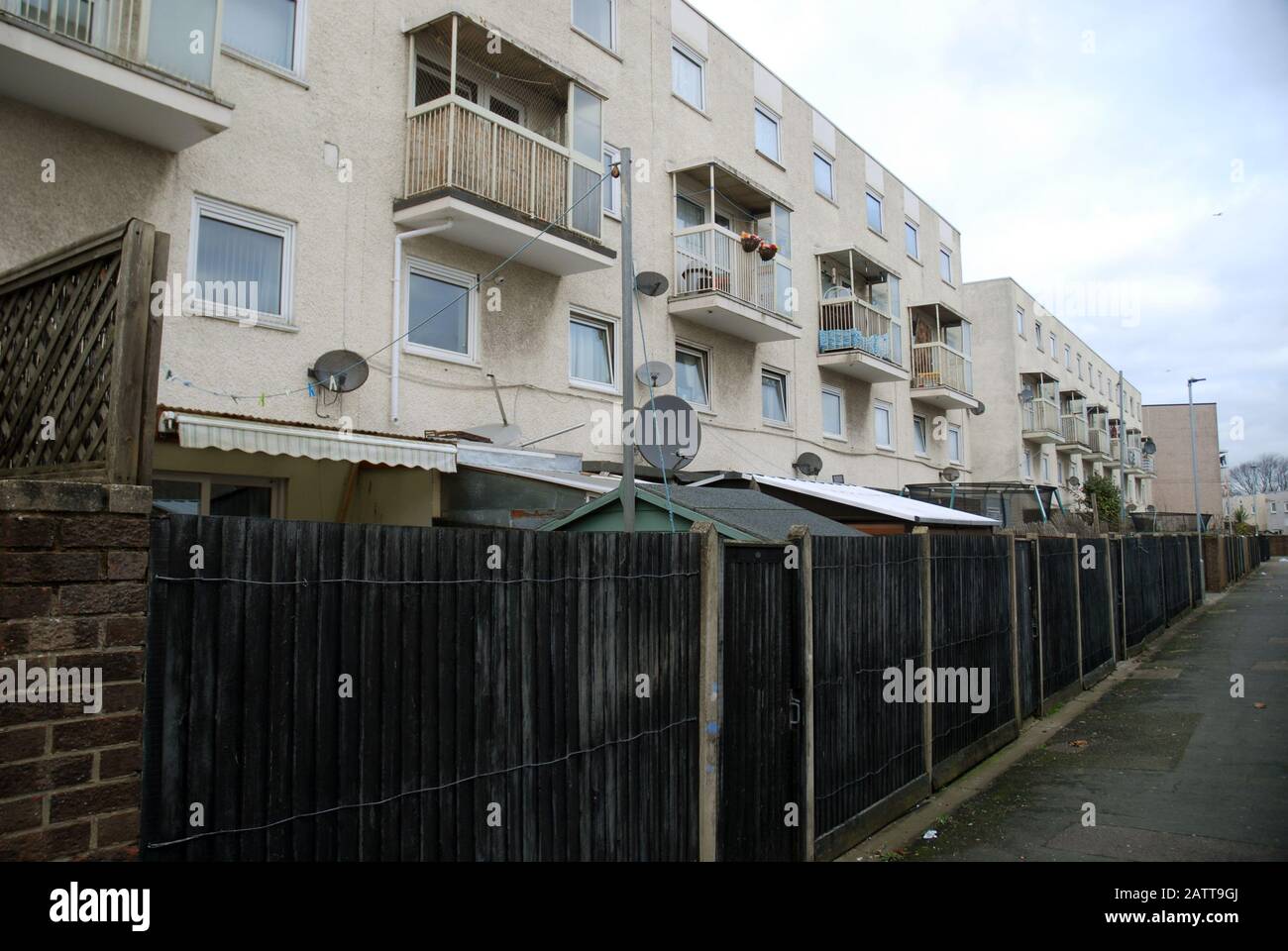 Council Flats, Portsmouth, Hampshire, GB Stock Photo - Alamy