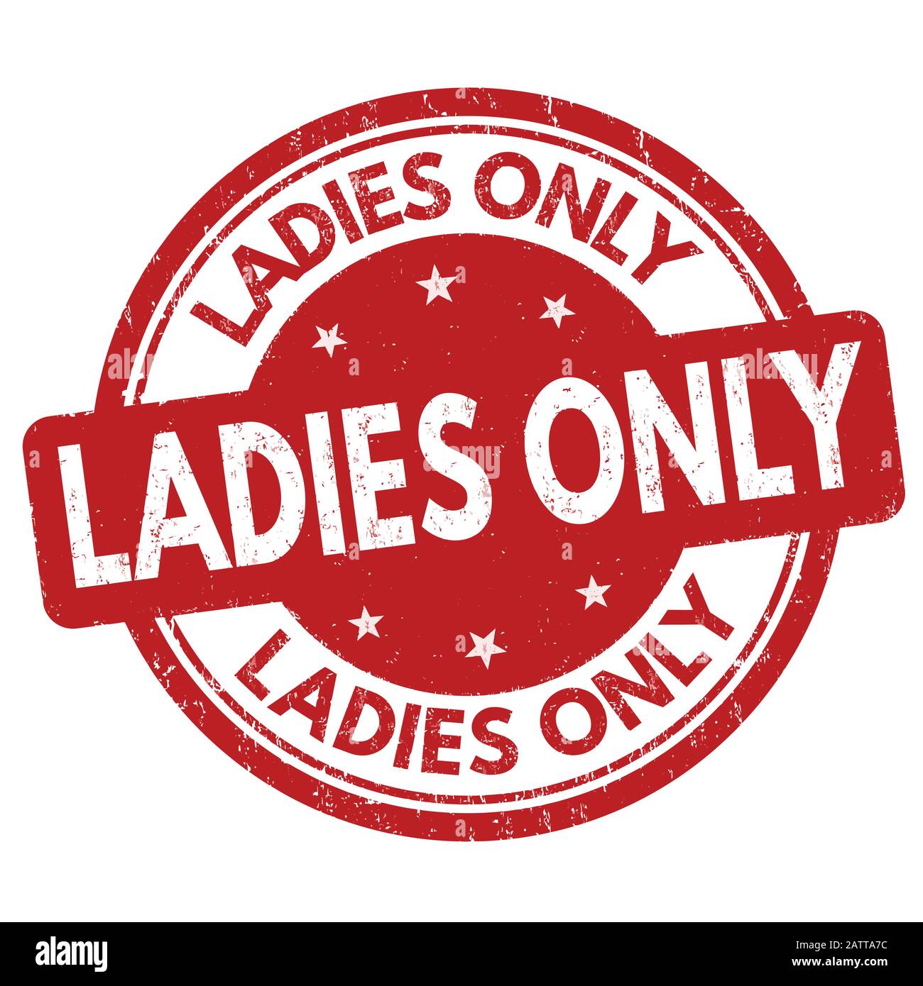 Ladies only and sign hi-res stock photography and images - Alamy
