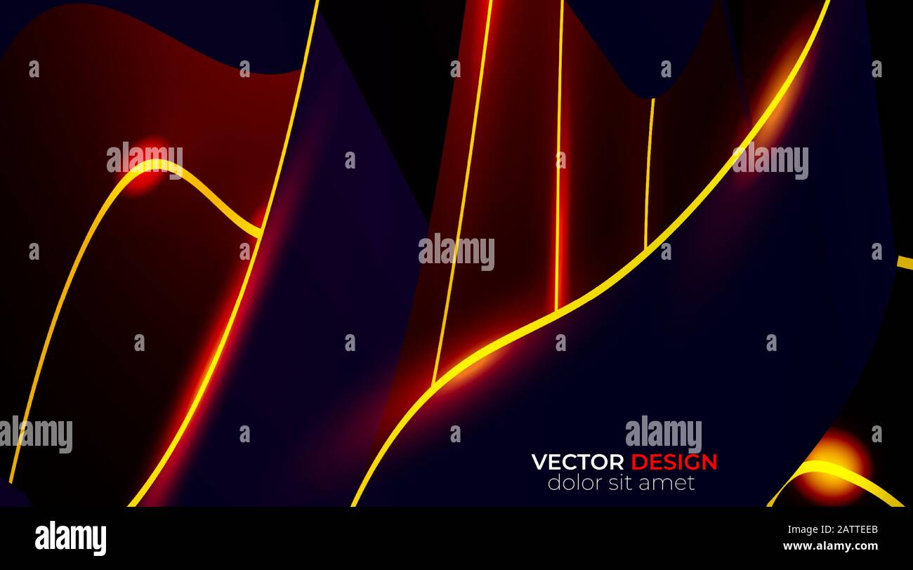 Vector Background Of Abstract Geometric Shapes Wave Texture