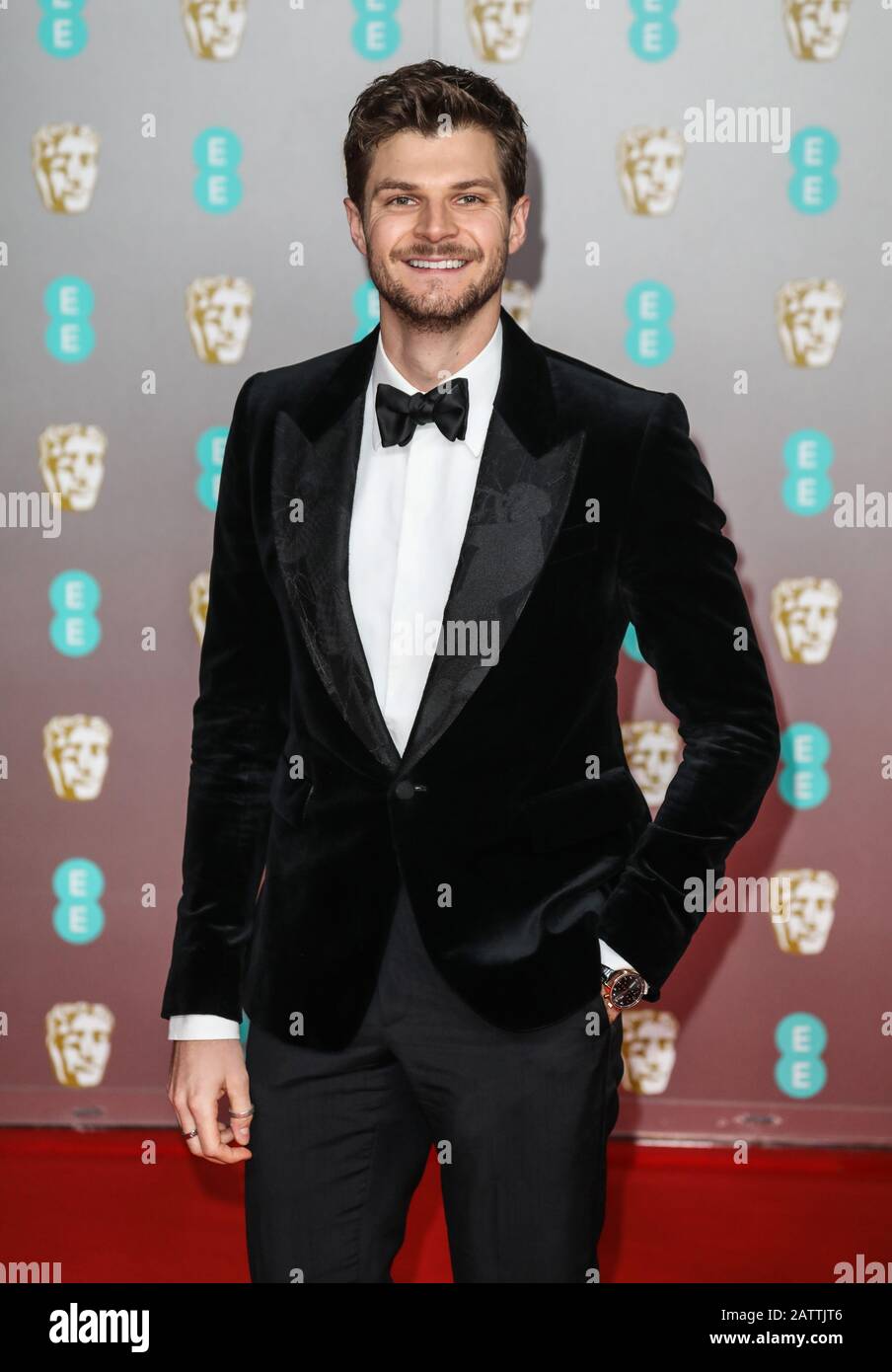 UK. 02nd Feb, 2020. Jim Chapman attending The British Academy Film Awards at the Royal Albert Hall in London. Credit: SOPA Images Limited/Alamy Live News Stock Photo