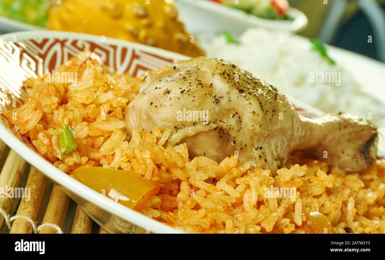East African Pilau Rice, Kenyan cuisine, Traditional assorted African